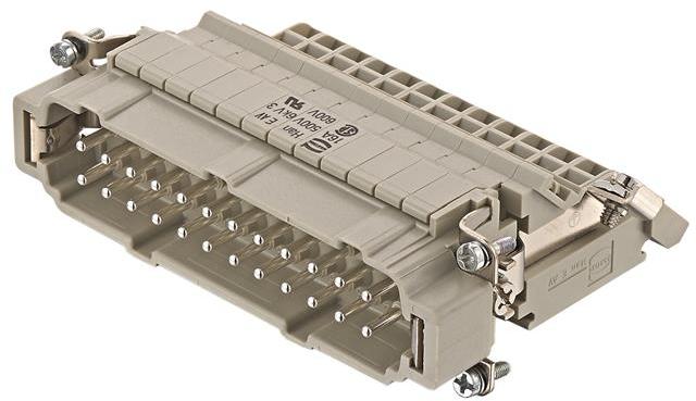 HARTING-09330244636 Autre raccordement Han E AV 24 Pos. M Insert Term. Block Ri