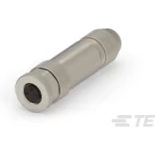 TE Connectivity-T4010019031-000 Connector Circular Conn M8 Circular SKT 3 POS Screw ST Cable Mount 3 Terminal 1 Port
