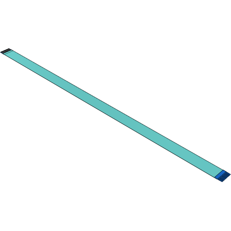 Samtec-FJ-10-R-10.20-4  Cable Assembly 0.259m 1mm 10 to 10 POS FFC to FFC Bulk