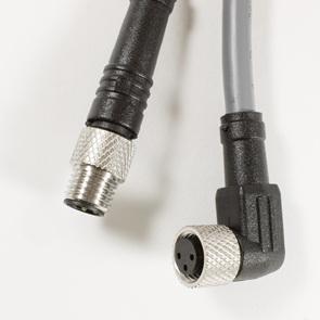 Alpha Wire-HR03GW100 SL357 null Cable Assembly Circular 3m 22AWG M8 Circular to M8 Circular 3 POS M-F Each