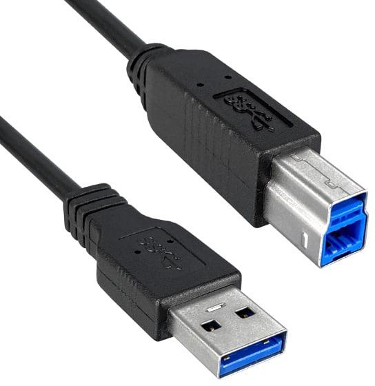 Qualtek Electronics-3023003-01M Cable Assembly USB Cable Assembly USB 1m USB 3.0 Type A to USB 3.0 Type B 9 to 9 POS M-M 24-30AWG