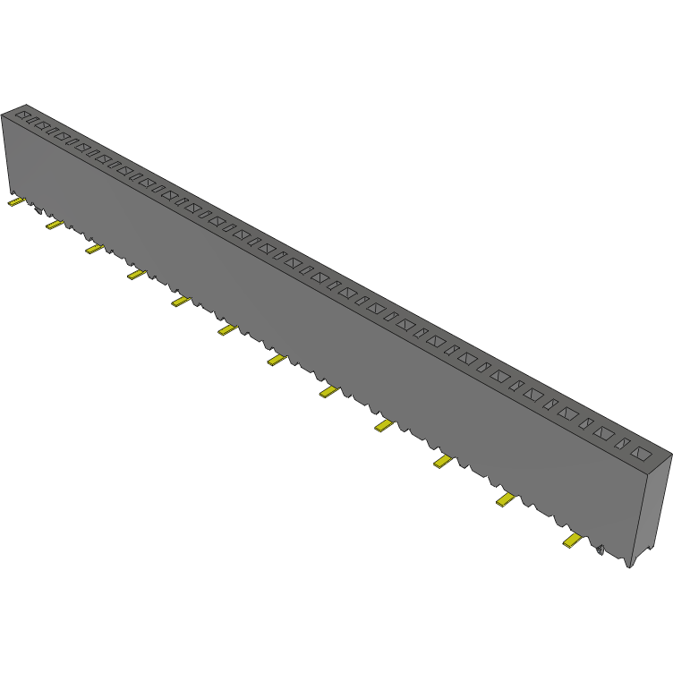 Samtec-SSM-124-L-SV-LC Steckverbinderleisten und Leiterplattenbuchsen Conn Socket Strip SKT 24 POS 2.54mm Solder ST Top Entry SMD Tube