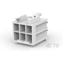 TE Connectivity-179841-1 Connector Headers and PCB Receptacles Conn Shrouded Header (4 Sides) HDR 6Power POS 3.96mm Solder ST Thru-Hole Box