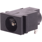 Conn DC Power Jack RCP 2 POS Solder Pot RA Thru-Hole 3 Terminal 1 Port