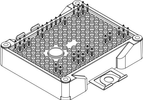 STMicroelectronics-A2F12M12W2-F1 MOSFETs Trans MOSFET N-CH SiC 1.2KV 75A 34-Pin ACEPACK-2 Tray