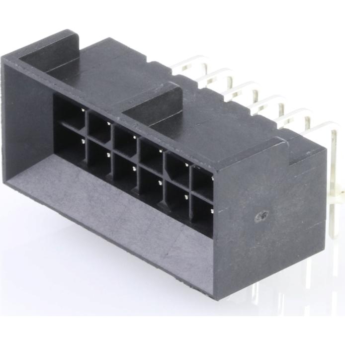 Molex-0444281203 Connector Headers and PCB Receptacles Conn Wire to Board HDR 24 POS 3mm Solder RA Side Entry Thru-Hole Micro-Fit BMI Tray
