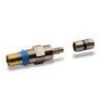 ITT Corporation-W51-127-9909A9A RF-Steckverbinder Conn SMZ PL 0Hz to 3GHz 75Ohm Crimp ST Cable Mount Gold Tray