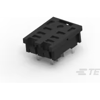 TE Connectivity-1419106-1 Relaissockel Relay Sockets Nylon Solder Terminal 5A Chassis Mount 4Pole