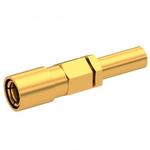 Conn SMB 0Hz to 4GHz 50Ohm Crimp ST Cable Mount PL Gold