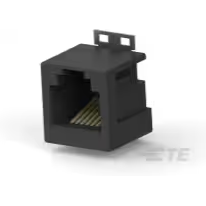 TE Connectivity-1-338086-3 Connettore telefono e telecomunicazione Conn RJ-25 F 6 POS 1.27mm Solder ST SMD 6 Terminal 1 Port Cat 3 T/R