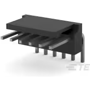 TE Connectivity-3-647051-6 Connector Headers and PCB Receptacles Conn Wire to Board HDR 6 POS 2.54mm Solder RA Side Entry Thru-Hole Bag