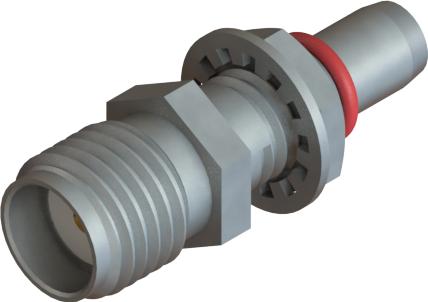 Amphenol SV Microwave-SF1114-6008 RF-Steckverbinder Conn BMA-SMA Adapter 0Hz to 28GHz 50Ohm ST PL/PL Gold Over Nickel Tray