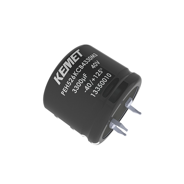 KEMET Corporation-A581DC332M040F Capacitor Aluminum Electrolytic Cap Aluminum Lytic 3300uF 40V 20% (30 X 25mm) Snap-In 0.04 Ohm 2.4A 4000h 125°C Bag Automotive AEC-Q200