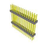 Conn Board Stacker HDR 30 POS 2.54mm Solder ST Top Entry Thru-Hole FLEX STACK Bulk