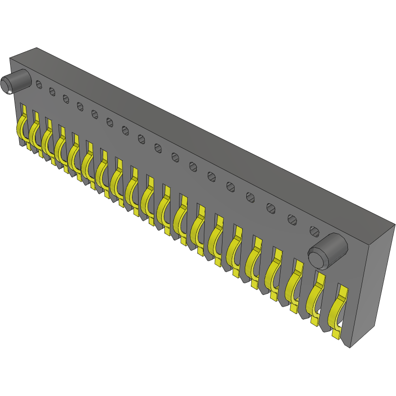 Samtec-SEI-120-02-G-S-AT Piastre connettori e prese PCB Conn One Piece Interface HDR 20 POS 1mm Solder ST Top Entry SMD Tube