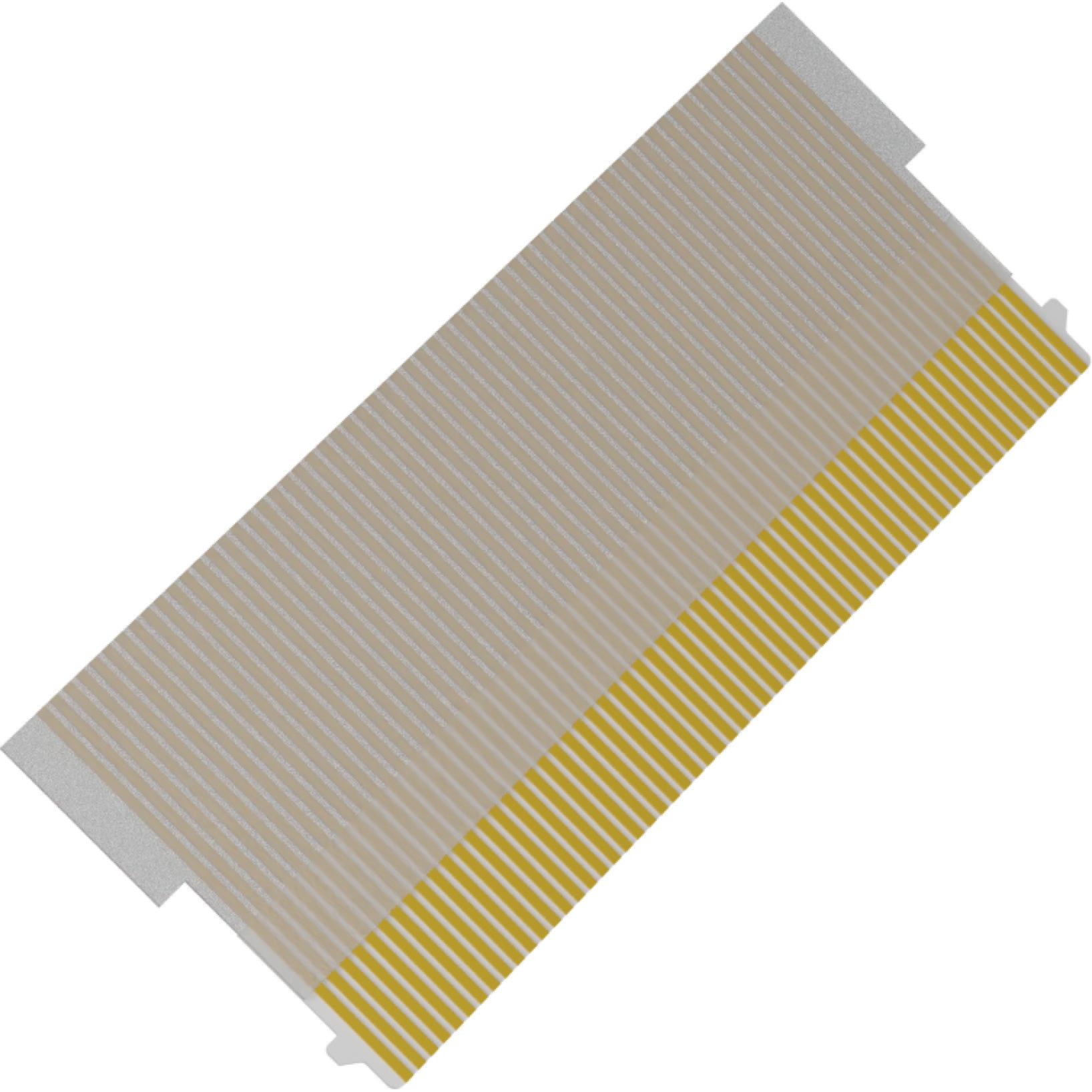 Molex-15018-0568 扁平/带状电缆组件 Cable Assembly 0.152m 33AWG 0.5mm 60 to 60 POS FFC Jumper to FFC Jumper M-M Premo-Flex FFC Jumper Bag