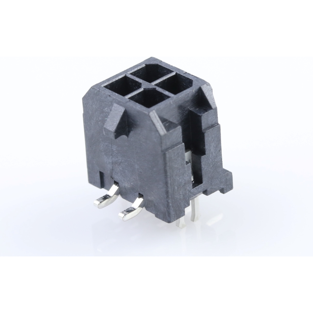 Molex-43045-0416 Cabezales del conector y receptáculos PCB Conn Wire to Board HDR 4 POS 3mm Solder ST Top Entry SMD Micro-Fit 3.0 T/R