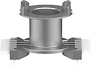 TDK-B65647B1014T001 Accessori in ferrite Ferrite Accessories Coil Former Black Polyterephthalate