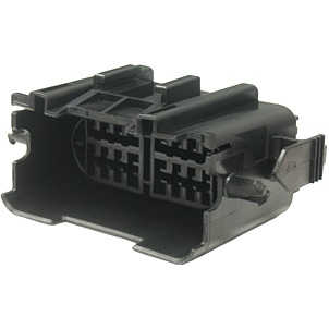 Delphi-15366099 Einzeladersteckverbinder, Gehäuse Conn Housing RCP 24 POS Crimp ST Cable Mount Black