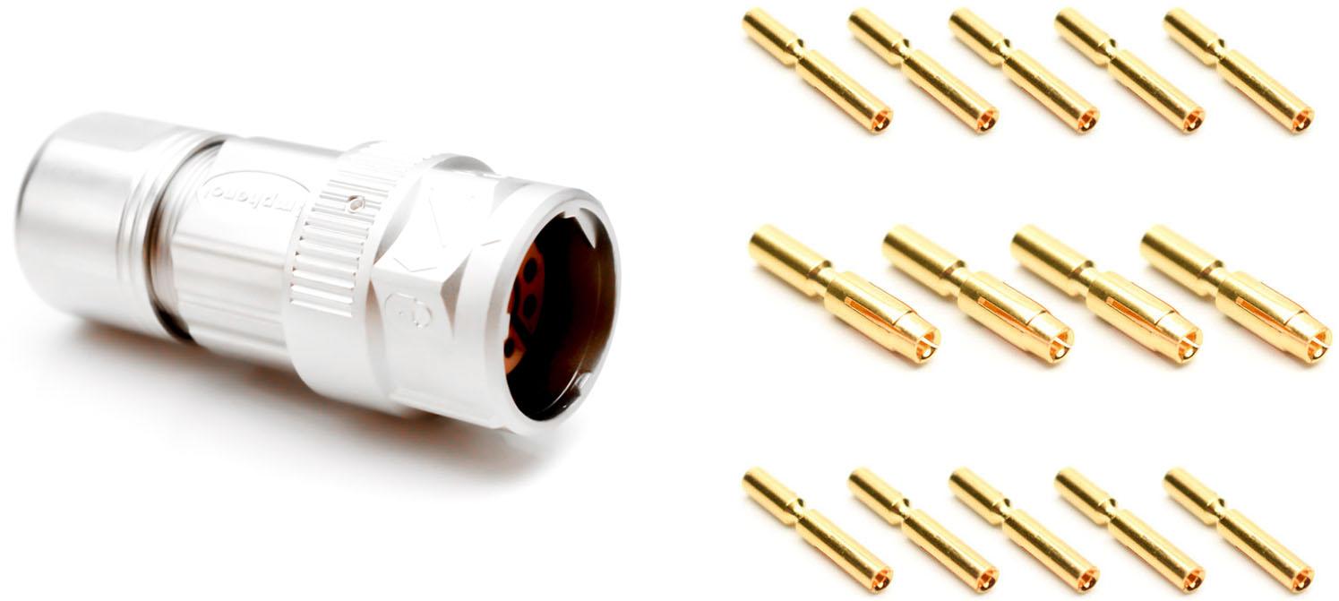 Amphenol-VN01 015 0047 1 Steckverbinder, Kontakt Contact PIN Crimp ST Cable Mount 18-19AWG Box