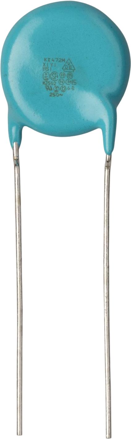 Murata Manufacturing-DE1E3RA222MA4BQ01F Kondensator, keramisch, einlagig Cap Ceramic Suppression X1/Y1 0.0022uF 500VAC E 20%( 11 X 6mm) Radial Disc 10mm 125°C Automotive Bulk