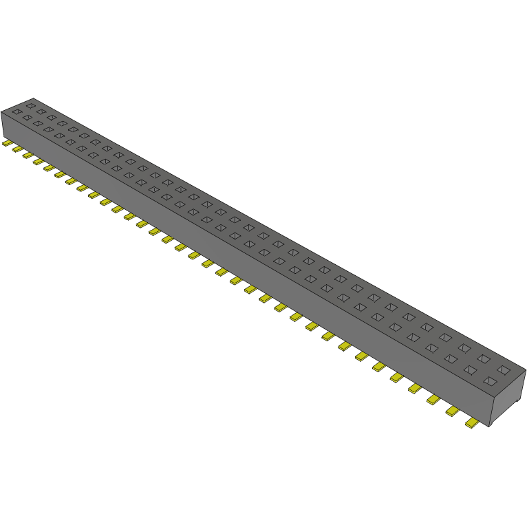 Samtec-CLP-134-02-G-D-A Steckverbinderleisten und Leiterplattenbuchsen Conn Socket Strip SKT 68 POS 1.27mm Solder ST Top Entry SMD TIGER CLAW™ Tube