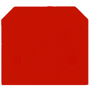 Weidmuller-0117900000 Steckverbinderzubehör Connector Accessories End Plate For Terminal Block Red