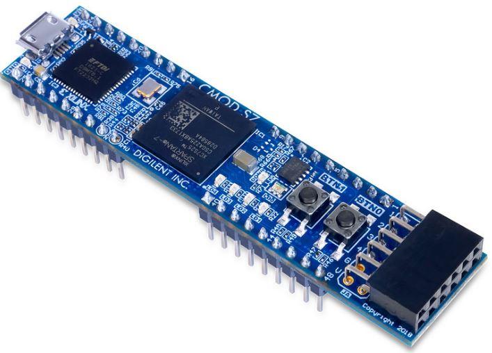 Digilent-410-376 可编程逻辑开发板和套件 XC7S25-1CSGA225C FPGA Development Board 12MHz/12MHz/25MHz/450MHz 202KB RAM 4MB SPI Flash