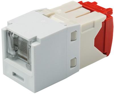 Panduit-CJH5E88TGWH Steckverbinder, Telefon und Telekommunikation Cat 5e Spring Shuttered Jack, TG Style, WH