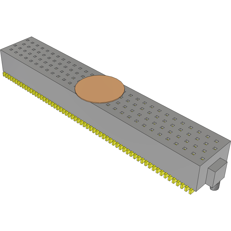 Samtec-SOLC-130-02-F-Q-A-K-FR Steckverbinderleisten und Leiterplattenbuchsen Conn Socket Strip SKT 120 POS 0.635mm Solder ST SMD T/R