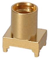 HUBER+SUHNER-96_MMPX-50-0-2/111_NM-1 RF-Steckverbinder Conn MMPX 0Hz to 67GHz 50Ohm Solder ST SMD RCP Gold Over Nickel Phosphorus Bulk