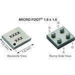 Trans MOSFET P-CH 20V 9.7A 4-Pin Micro Foot T/R