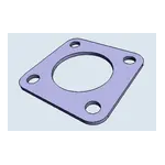 HUBER+SUHNER-77_Z-0-0-1/-_-H Steckverbinderzubehör Connector Accessories Insulating Washer Straight Polyamide