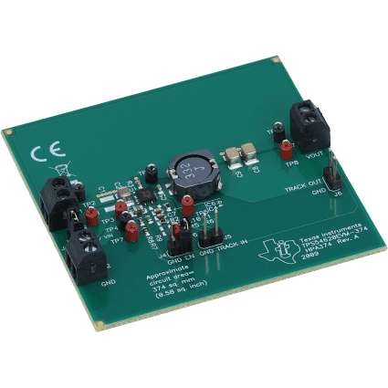 Texas Instruments-TPS54620EVM-374 电源管理开发电路板和套件 TPS54620 DC to DC Converter and Switching Regulator Chip 3.3V Output Evaluation Board