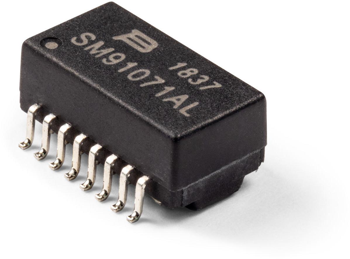 Bourns-SM91071AL-E Telecom, Übertrager SM91071AL-E Bourns Telecom Transformer 1:1 1Ohm DCR 1.4Ohm DCR 16 Terminal Gull Wing Automotive - Arrow.com