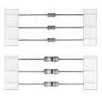 Panasonic-ERD-S2TJ100V Resistor sujeto a orificio pasante simple Res Carbon Film 10 Ohm 5% 0.25W(1/4W) -350ppm/°C to -150ppm/°C Conformal Coated AXL Ammo