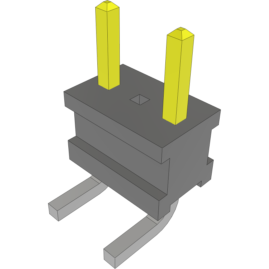 Samtec-FTR-103-02-S-S-02 连接器插头及 PCB 插座 Conn Unshrouded Header HDR 3 POS 1.27mm Solder ST Top Entry SMD Layer