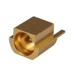 Conn SMP 0Hz to 40GHz 50Ohm Solder ST Edge Mount PL Gold Over Nickel Single