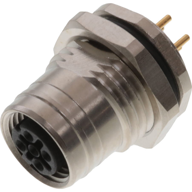 Molex-1201095005 Connecteur circulaire Conn M12 Circular SKT 4 POS Solder ST Thru-Hole 4 Terminal 1 Port Ultra-Lock®