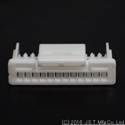 JST Manufacturing-NSHR-12V-S Einzeladersteckverbinder, Gehäuse Conn Housing RCP 12 POS 1mm Crimp ST Cable Mount Natural Bag