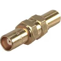 HUBER+SUHNER-31_MCX-50-0-1/111_NE Raccordement FR Conn MCX Adapter 0Hz to 6GHz 50Ohm ST F/F Gold Over Nickel Single