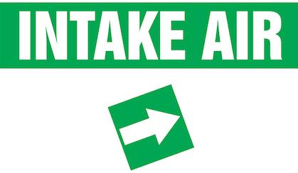 Panduit-PPMA43WGD Beschriftungen Labels Duct Marker Dura-Polyester Vinyl Green/White 304.8x63.5mm