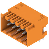 Weidmuller-1727850000 Embases de raccordement et réceptacles PCB Conn Shrouded Header (4 Sides) HDR 10 POS 3.5mm Solder RA Side Entry Thru-Hole Box