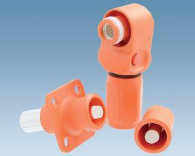 Amphenol-C10-730186-100 Steckverbinder Conn Power PL RA Cable Mount 1 Port SurLok Plus™