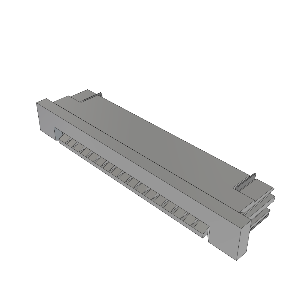 Samtec-ZF1-16-01-TM-WT Steckverbinder, FFC-FPC Conn FFC/FPC Connector SKT 16 POS 1mm Solder RA SMD Tube