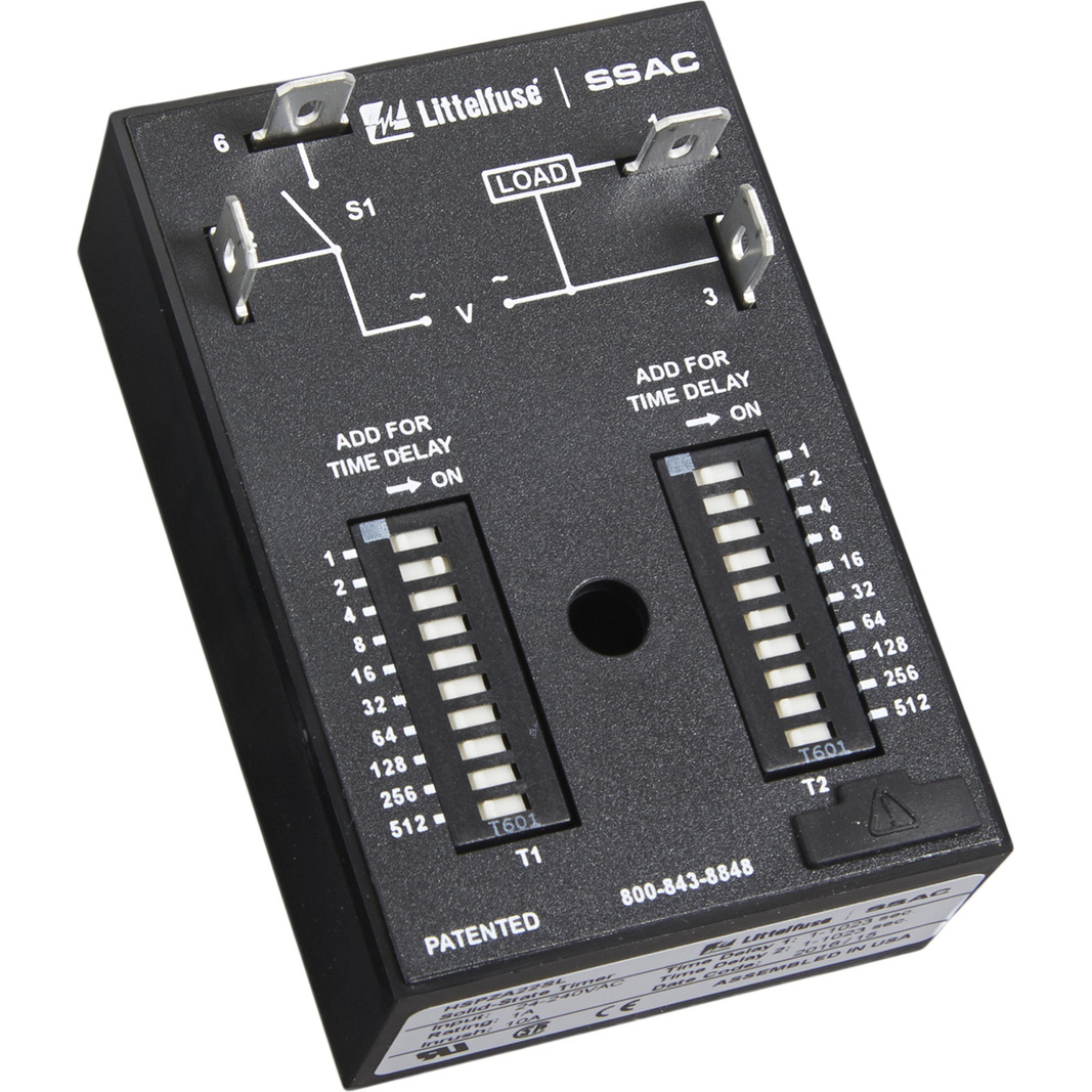 Littelfuse-HSPZA22SL Time Delay Relays Time Delay Relay 24 to 240VAC 1A (51.3x38.1x76.7)mm SMD