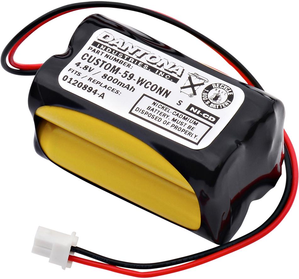 Dantona Industries-CUSTOM-59-WCONN Batteries Nickel Cadmium Battery
