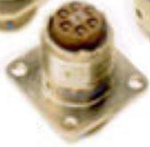 Aero-Electric Connector-MS3470L12-8P Steckverbinder, rund Conn Circular PIN 8 POS Crimp ST Wall Mount 8 Terminal 1 Port