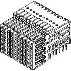 Molex-0740314001 背板连接器 Conn VHDM RCP 6 POS 2mm Solder RA Thru-Hole VHDM® Tube