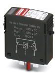 PHOENIX CONTACT-2800624 Überspannungsschutzkomponenten Type 2 surge protection plug - VAL-MS 1000DC-PV-ST